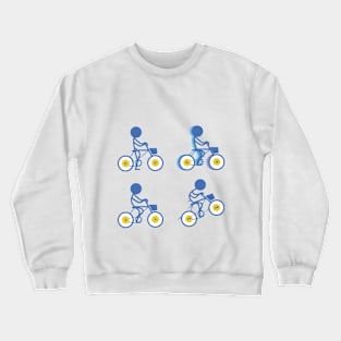 Bike man Crewneck Sweatshirt